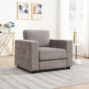Oversized Accent Chair with Wide Arms for Living Room