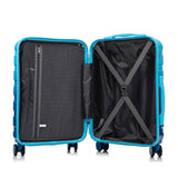 14'/20' 2 pcs/set PC Spinner Wheel Luggage with Gradient Color and Lock