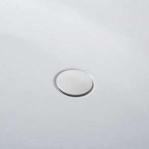 Solid Surface Stone Resin Soaking Bathtub with Overflow - Matte White