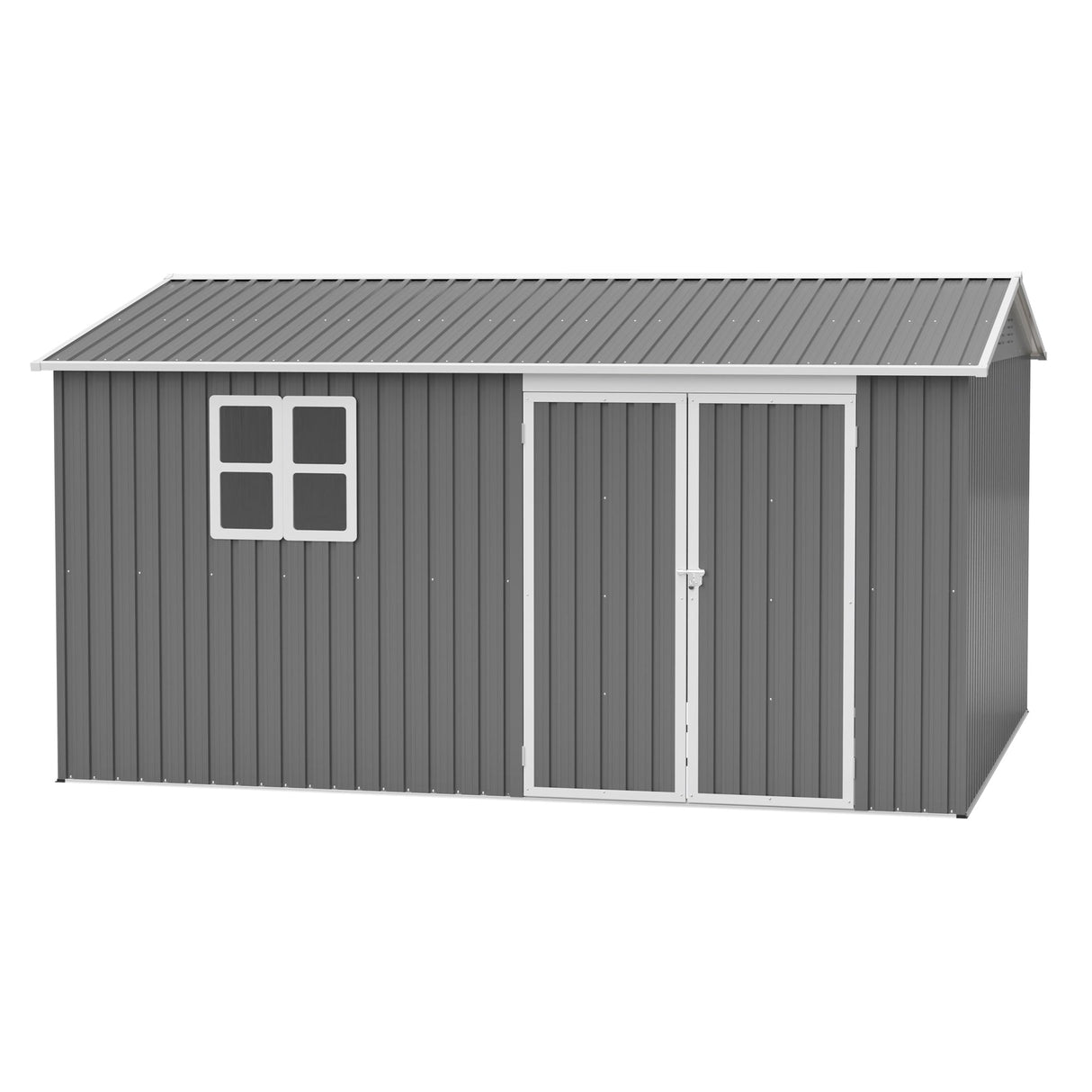 12x10 Ft Outdoor Metal Storage Shed