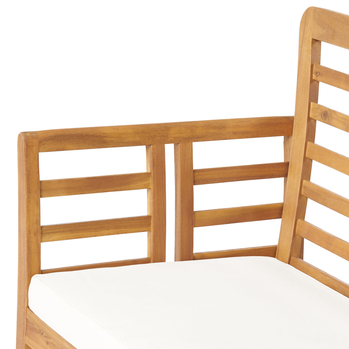 Outdoor caydon love seat, cream