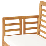 Outdoor caydon love seat, cream