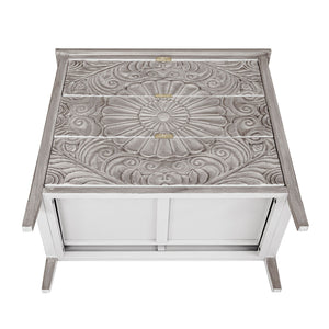 3 Drawer Cabinet, American Furniture, Suitable For Bedroom, Living Room - Light Gray