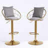 Unique Design Bar Chair, 360 Degree Rotation, Adjustable Height, Suitable For Dining Room And Bar