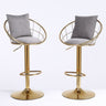 Unique Design Bar Chair, 360 Degree Rotation, Adjustable Height, Suitable For Dining Room And Bar