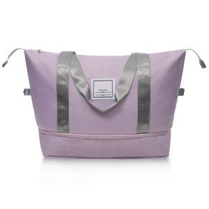 20-Inch Carry-On Suitcase with Dual Wheels and Water Bottle Holder
