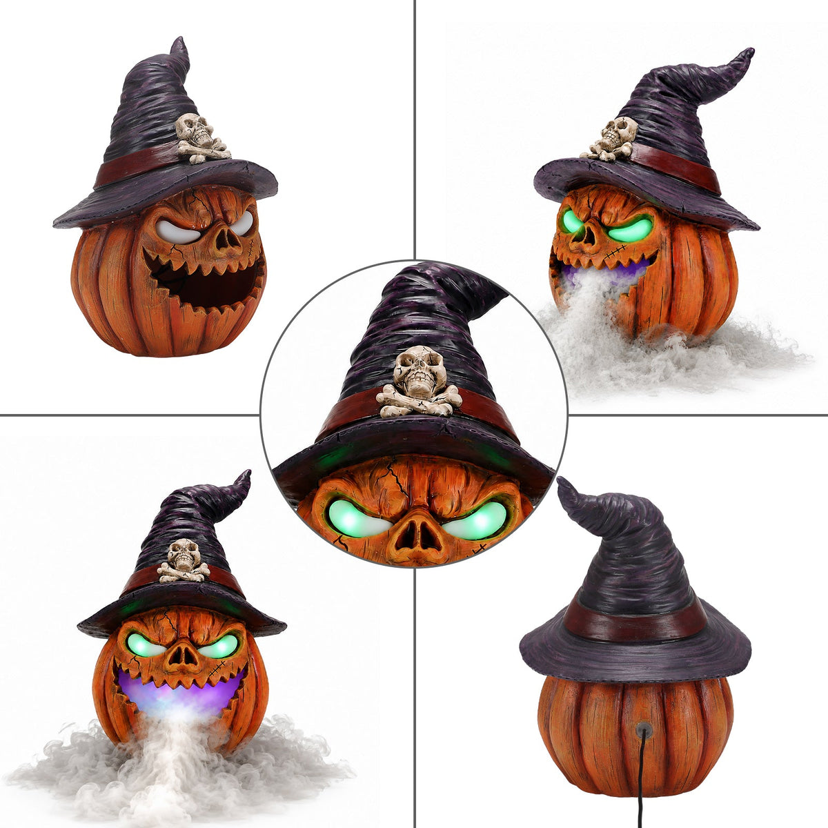 Halloween Jack-O'-Lantern Pumpkin Mist Sprayer Ornament