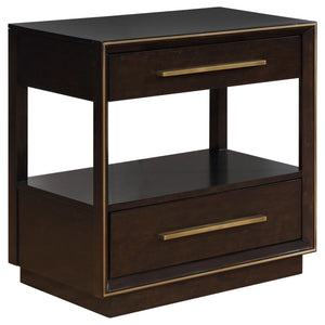 Prescott - 5 Piece California King Bedroom Set - Dark Brown