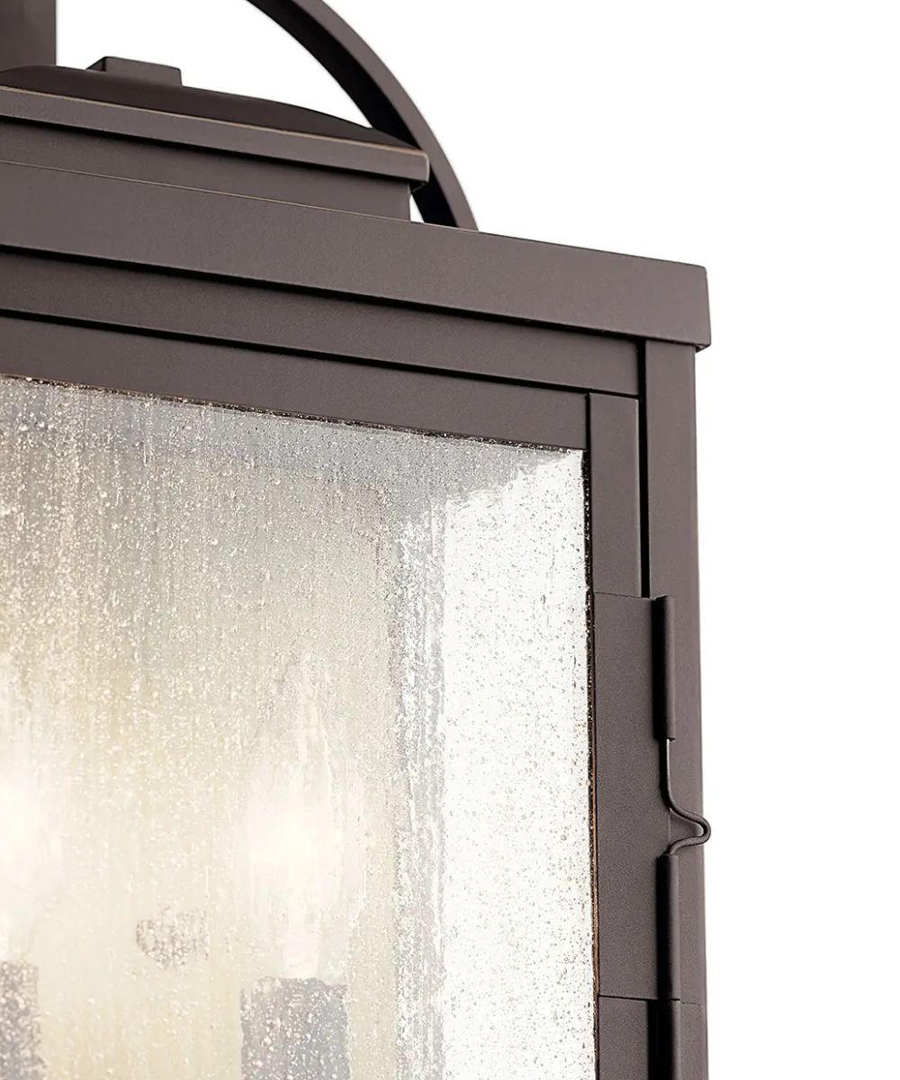 Carlson 15"H  2-Light Bronze Finish Outdoor Wall Lantern by Kichler