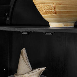 High Arched Storage Cabinet with LED Light