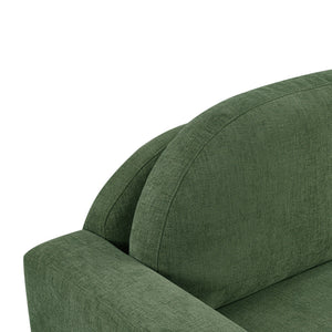 Modern 3 Seater Sofa With Curved Backrest