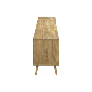 TV Stand Console With Storage Drawers And Cabinets - Walnut