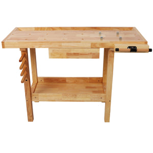 48" Heavy Duty Wood Workbench with Storage