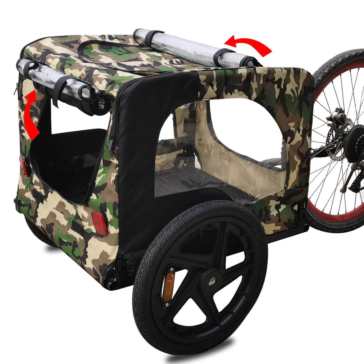 Pet Bike Trailer Dog Cart for Bicycle Suitable for Small and Medium Pets