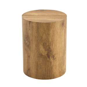 Simple Wood Grain Cylindrical Coffee Table