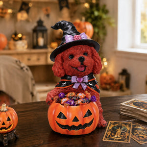 Halloween Puppy Figurine