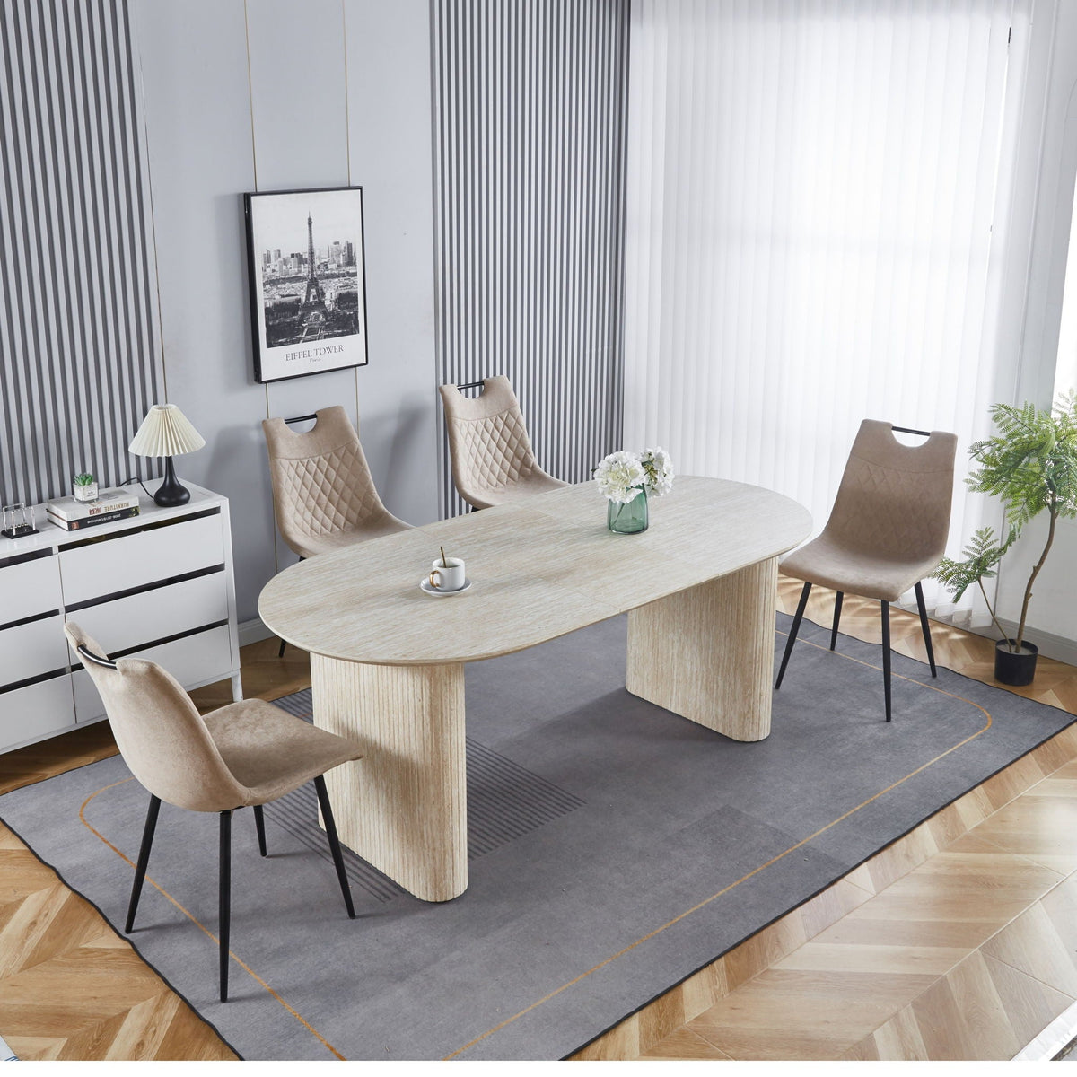 Extensible Table Leg For Dining - Ameican White Oak
