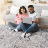 NAAR PAYAS Traditional Non-Shedding and Stain Resistant Area Rug