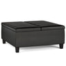Ellis - Coffee Table Storage Ottoman Contemporary Design