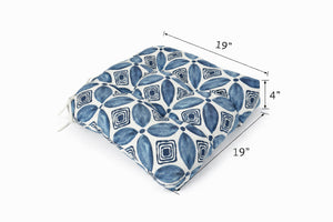 Outdoor Chair Cushions Set of 2, 19 x 19 x 4 Inch