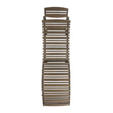 Lahaina foldable outdoor chaise lounge, grey