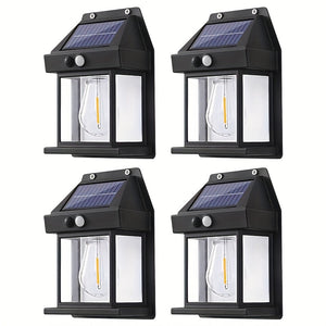 Solar Wall Lights Outdoor – Motion Sensor Dusk to Dawn LED for Yard, Door, Garden