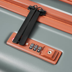 Deluxe 5-Piece Hard Side Luggage Set with USB and TSA Security