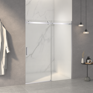 Frameless Sliding Shower Door - 56-60"W x 72"H