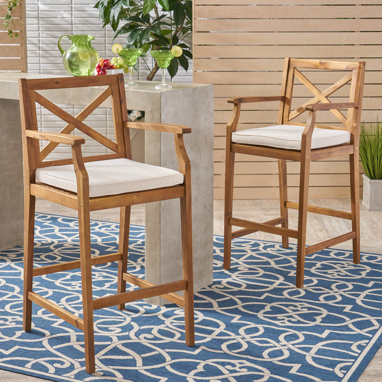 Perla barstools set of 2
