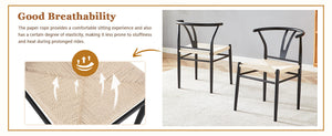 Wesborn Chair - Y-Shaped Medieval Style Armchair for Dining Table, Set of 4