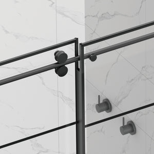 Matte Shower Doors - 56-60" W x 72" H