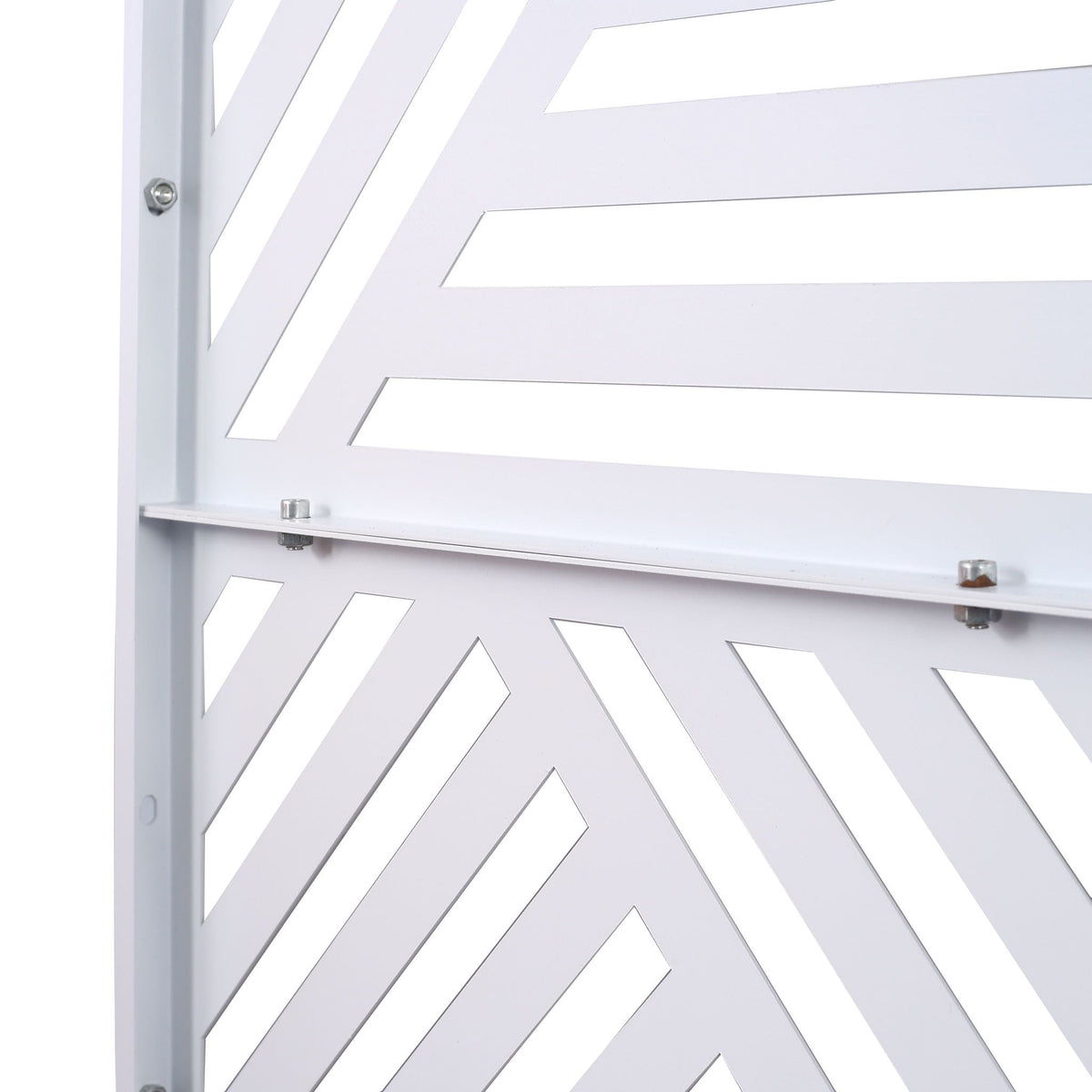 Freestanding Outdoor & Indoor Freestanding Metal Privacy Screen