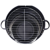 17 Inch Steel Charcoal Smoker Heavy Duty Round BBQ Grill