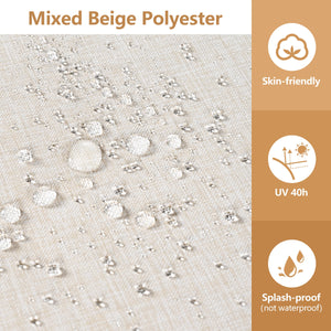 Outdoor 5-Piece Acacia Wood and Rope Patio Sofa Set