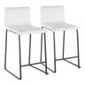 Mara - Upholstered Contemporary Counter Stool (Set of 2)