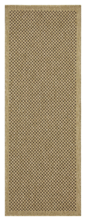 Earth GC_NTL1005 Jute/Mocha 7 ft. 10 in. x 10 ft. 3 in. Indoor/Outdoor Area Rug