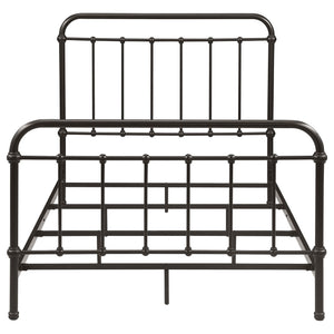 Livingston Metal Full Open Frame Bed Dark Bronze