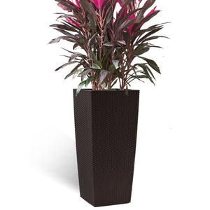 30 in Tall Large Flower Pot Planter with Self-Watering Drainage Holes
