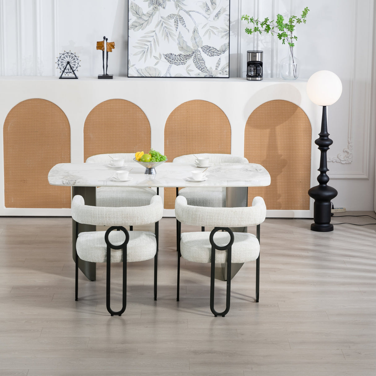 House hold contemporary designed upholstered accent/dining chair/barrel side chairs set of 2