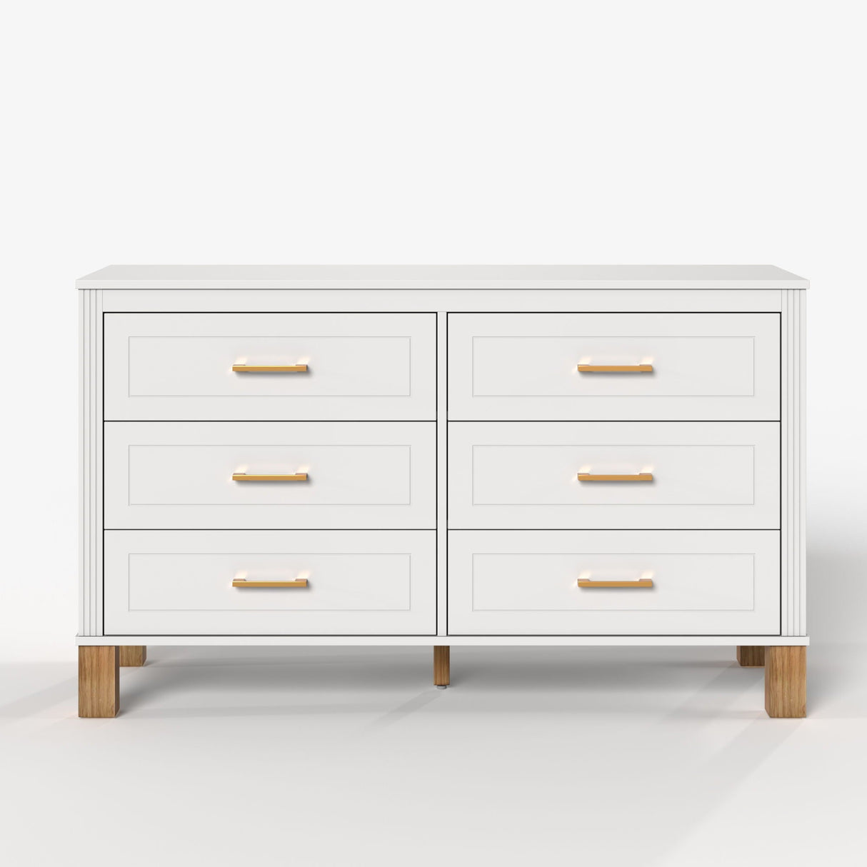 6 Drawer Double Dresser