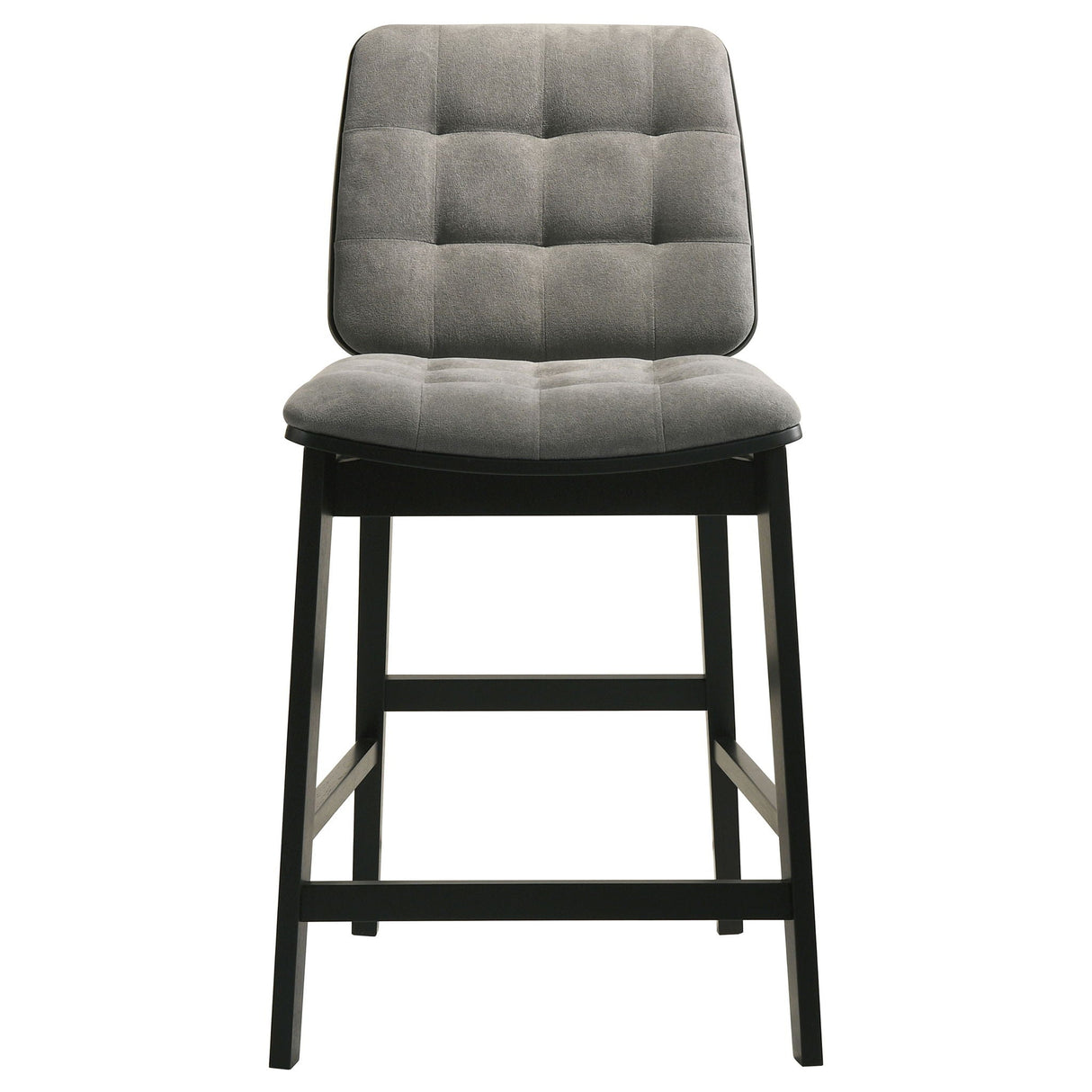 Hamlyn 5-piece Round Wood Counter Height Dining Set Grey and Black