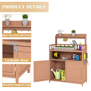 Potting Bench Outdoor Gardening Table
