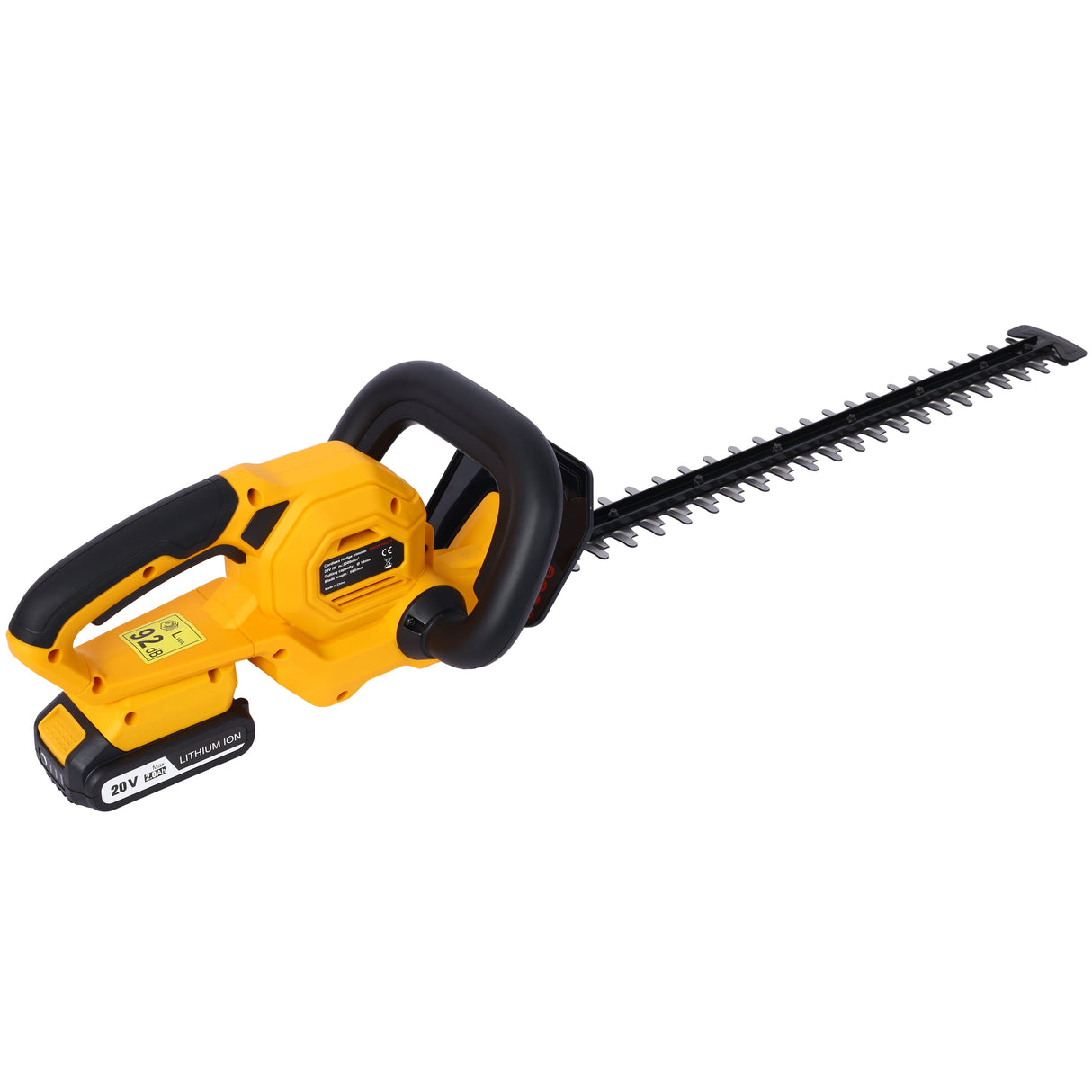 20V Cordless Hedge Trimmer, 22 Inch Steel Blade