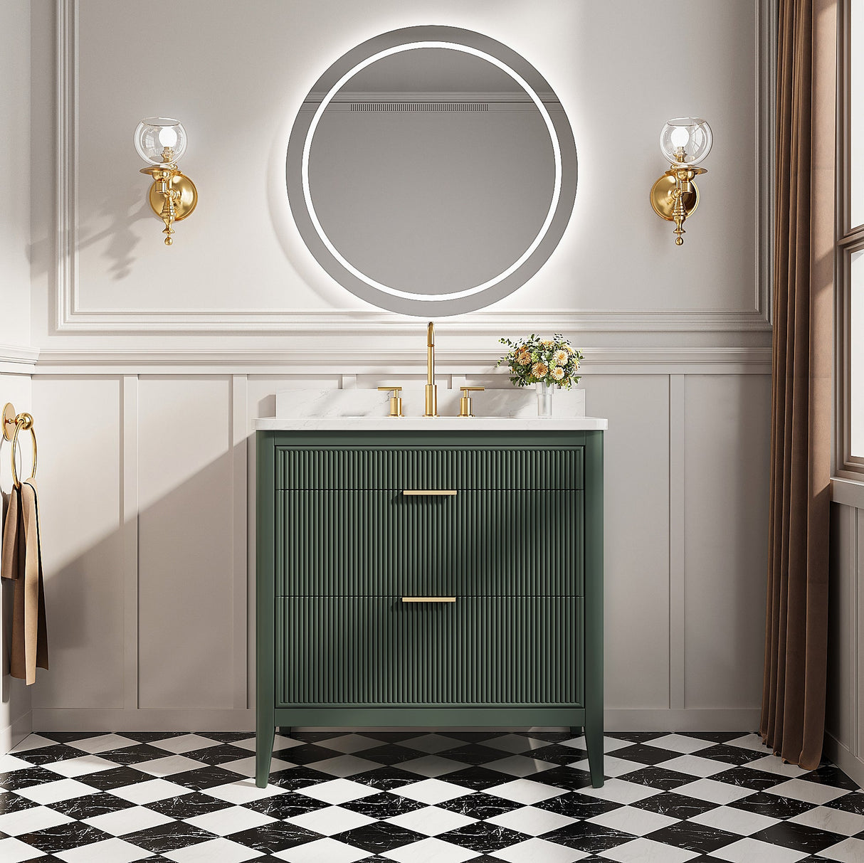 Fully Assembled 36'' Bathroom Vanity