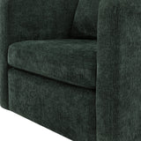 Sutton Light Grey Performance Fabric Swivel Barrel Chair