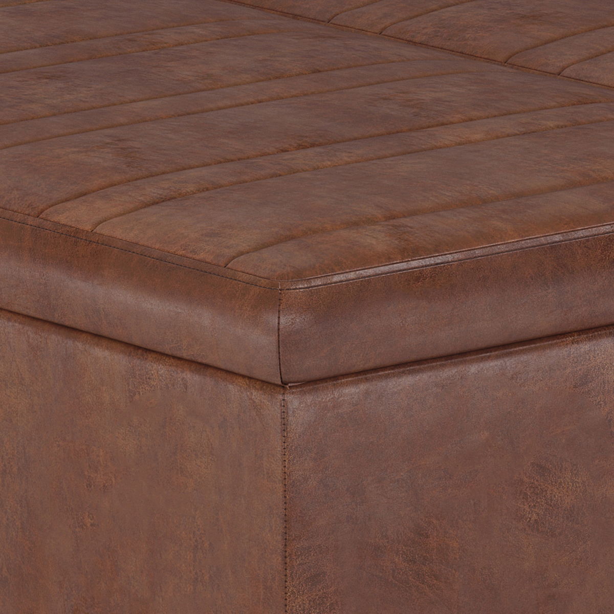 Ellis - Coffee Table Storage Ottoman Contemporary Design