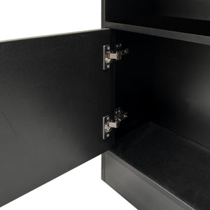 70.87" Tall Bookshelf with 10 Cubes and 3 Doors