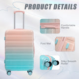 20'/24'/28' 3-Piece PC Spinner Wheel Luggage Set with Combination Lock