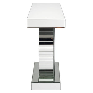 Nysa - 47"L Console Table - Mirrored & Faux Crystals