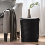 Birch outdoor side table